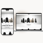 BLNK homepage preview for a streetwear clothing brand