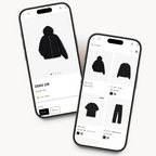 BLNK2 mobile product listing preview for streetwear brands