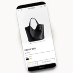 Celinea mobile product page design for a minimalist fashion brand