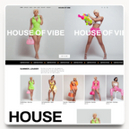 House of Vibe Shopify product page demo for fashion products