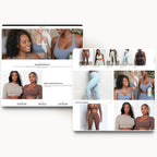 Move tablet about page design for a fitness brand