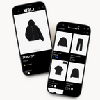 NTRL mobile product listing preview for dark fashion brands