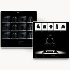NTRL.2 tablet about page design for a dark streetwear brand