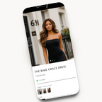 Oh My mobile product page design for a fashion brand