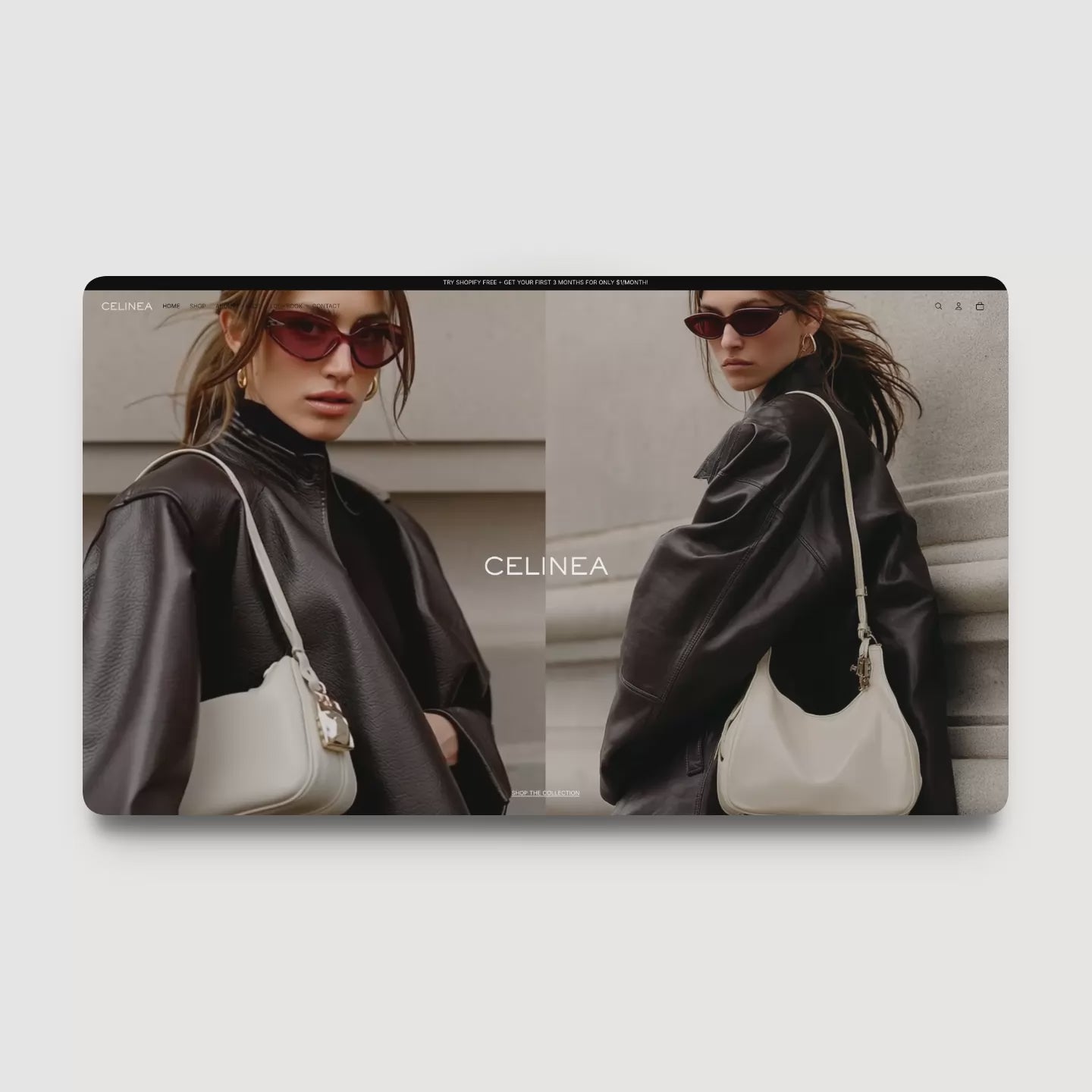 Celinea Shopify theme demo for fashion and clothing brands