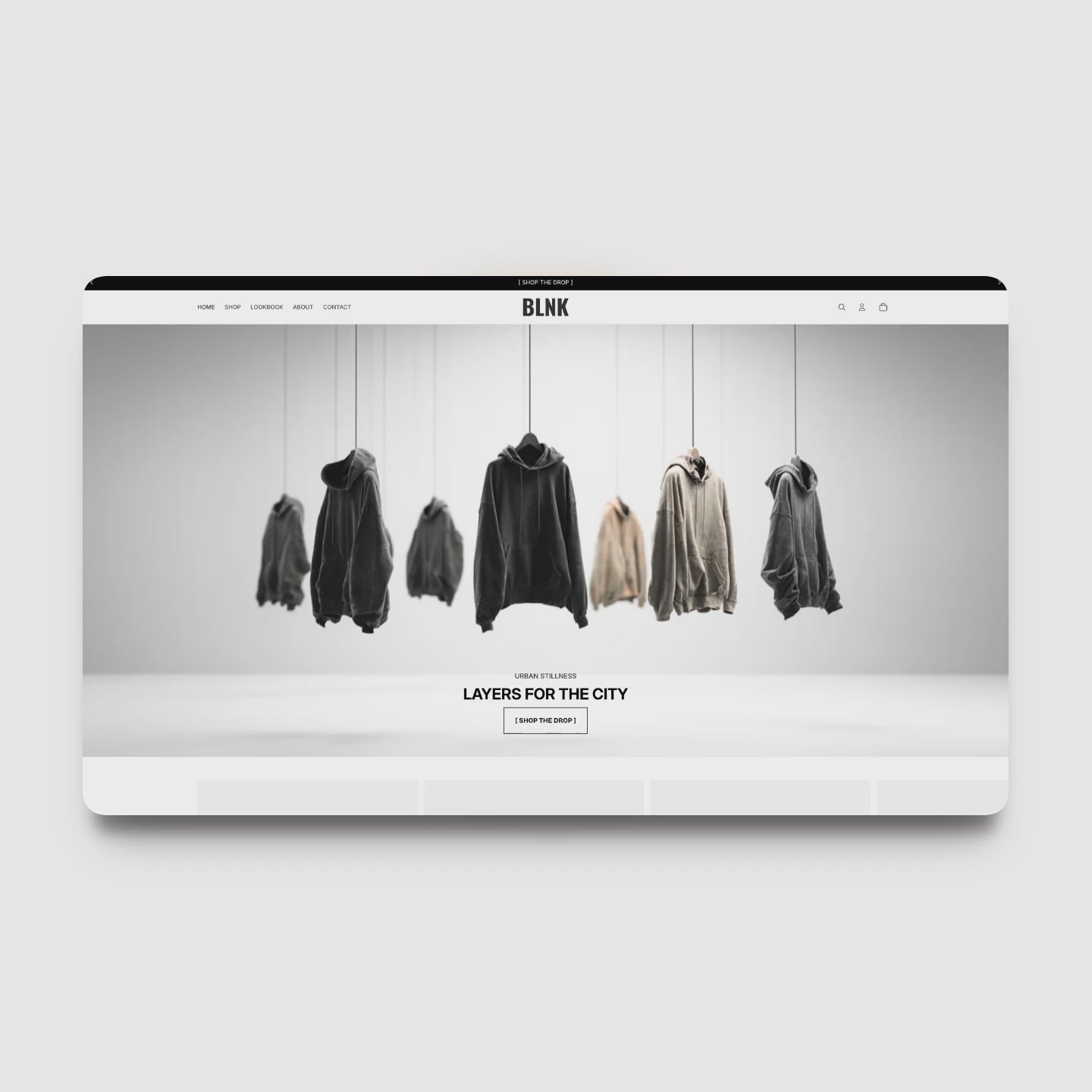 BLNK Shopify theme demo for streetwear and clothing brands