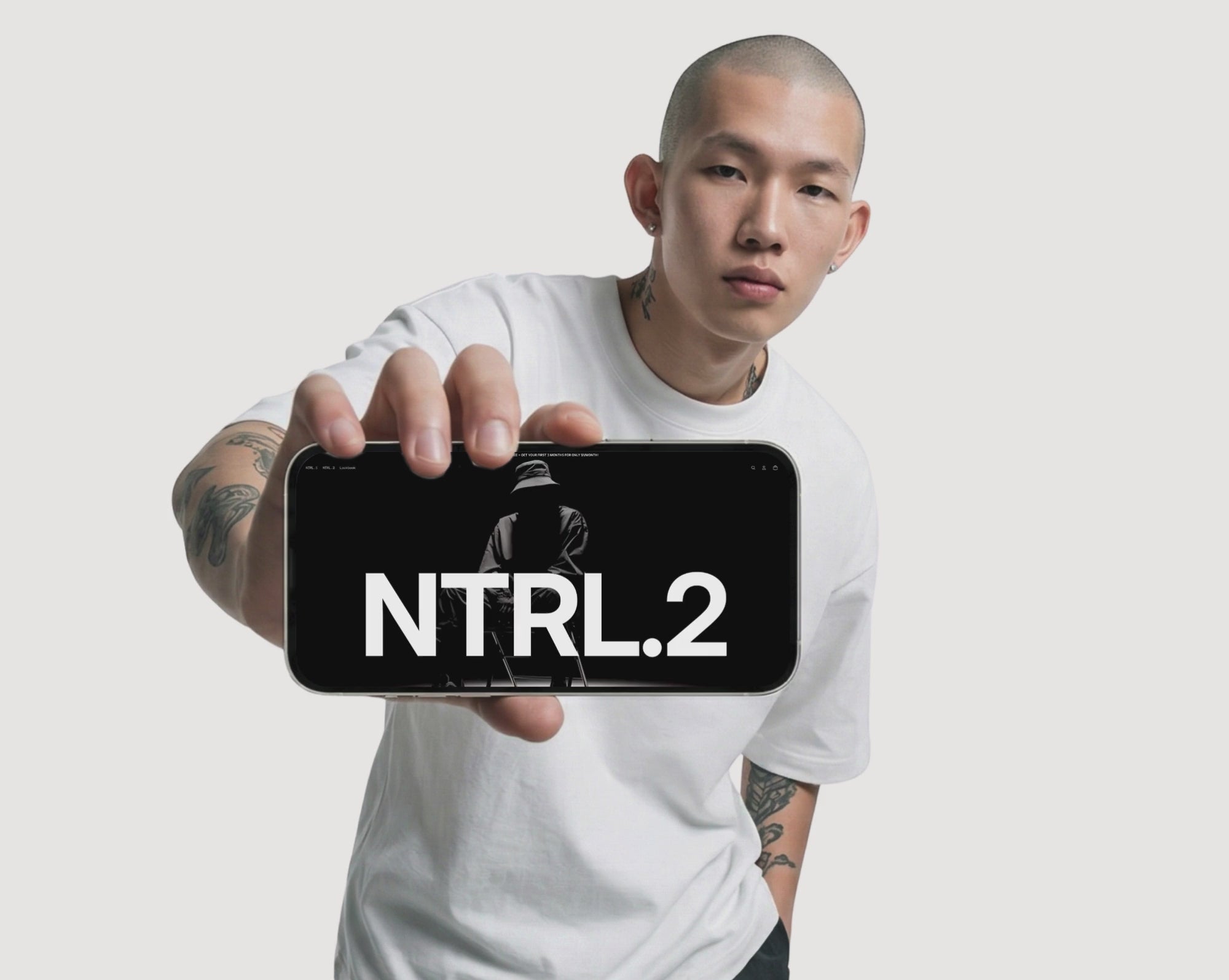 Dark Shopify theme preview for a streetwear brand
