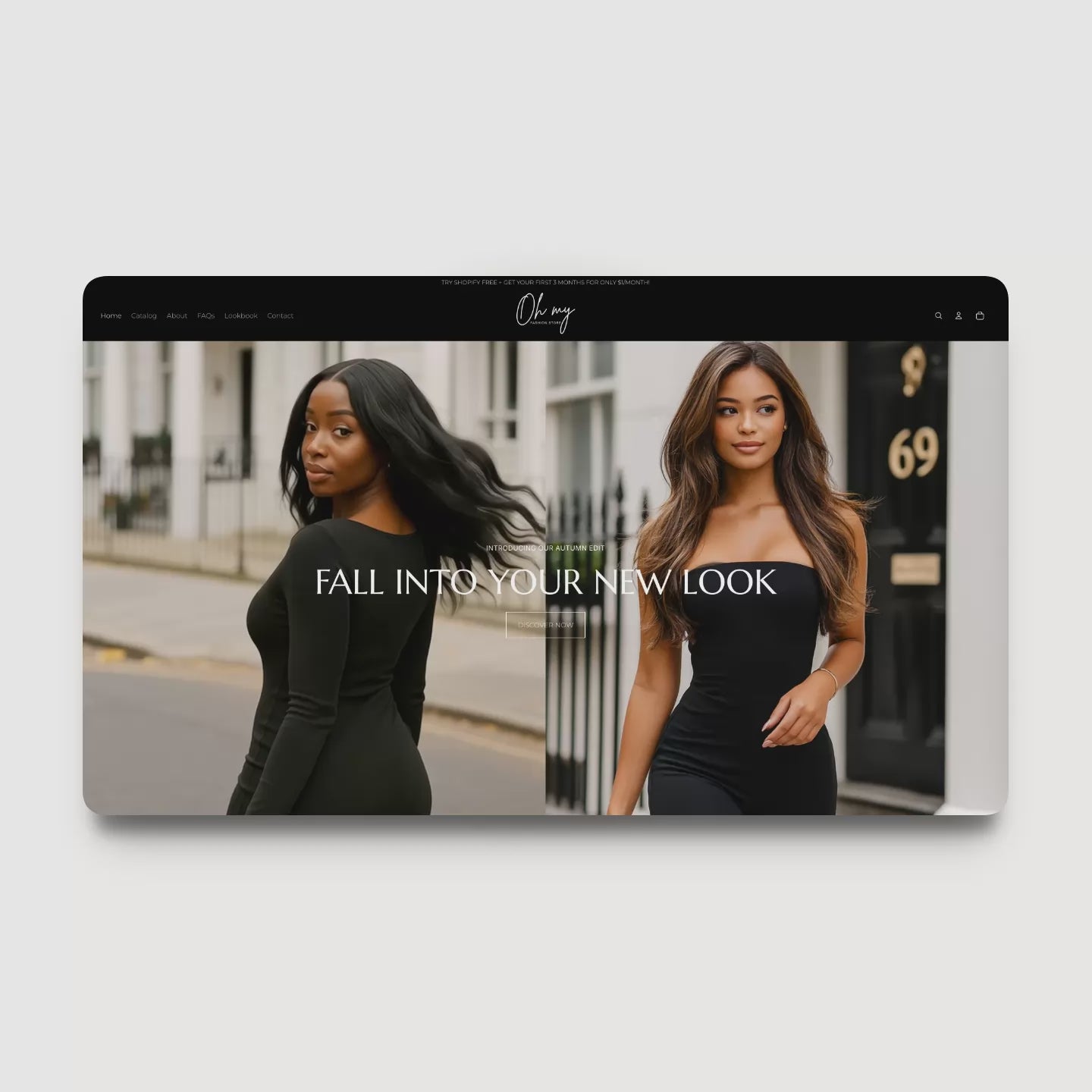 Oh My Shopify theme demo for fashion and clothing brands
