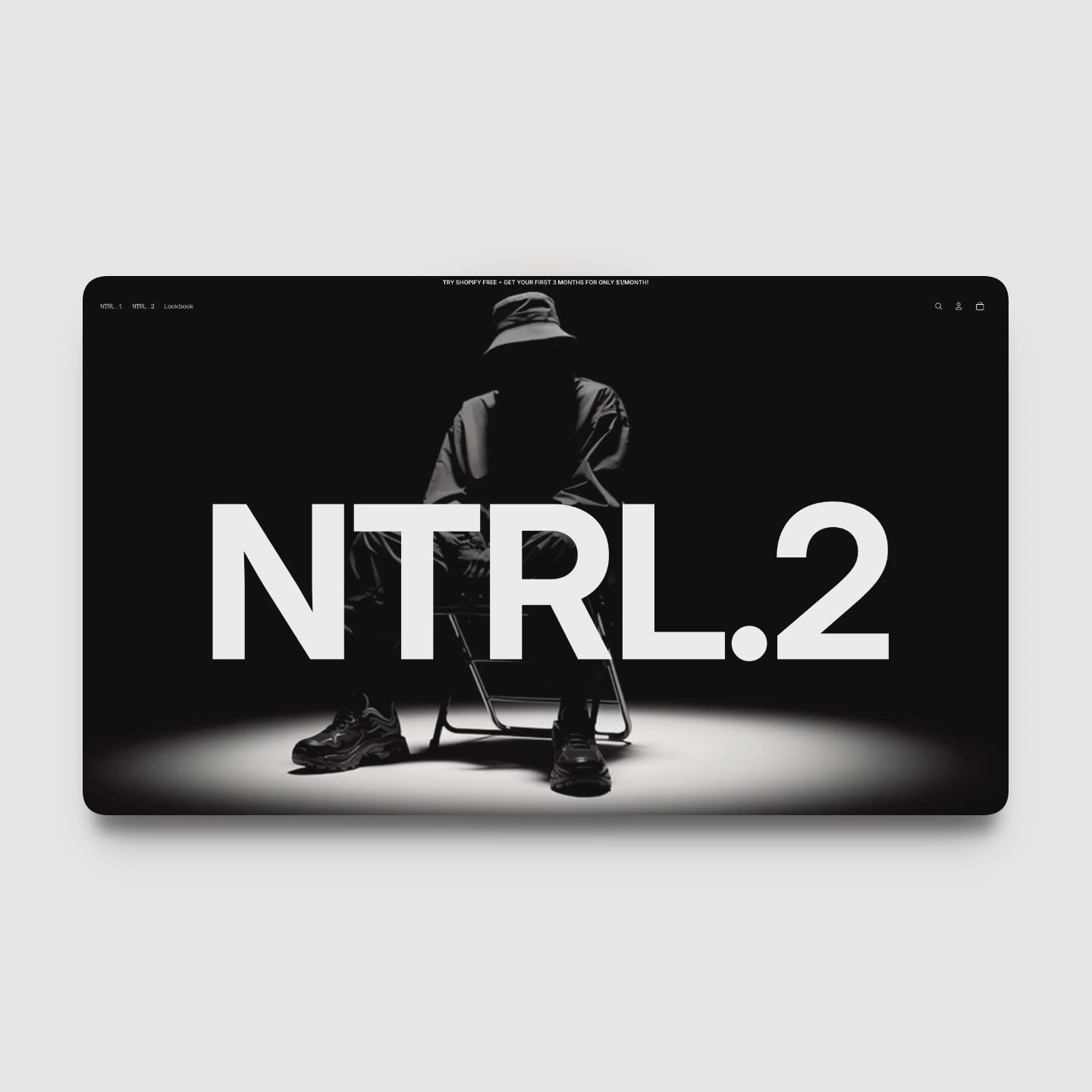 NTRL.2 Shopify theme demo for streetwear and clothing brands