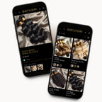 Quiet Luxury mobile product page design for wig and hair extension brands